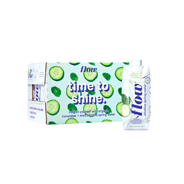 FLOW WATER - CUCUMBER MINT 12x500 ML