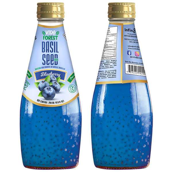 VIDA FOREST - BASIL SEED DRINK BLUEBERRY 290ML
