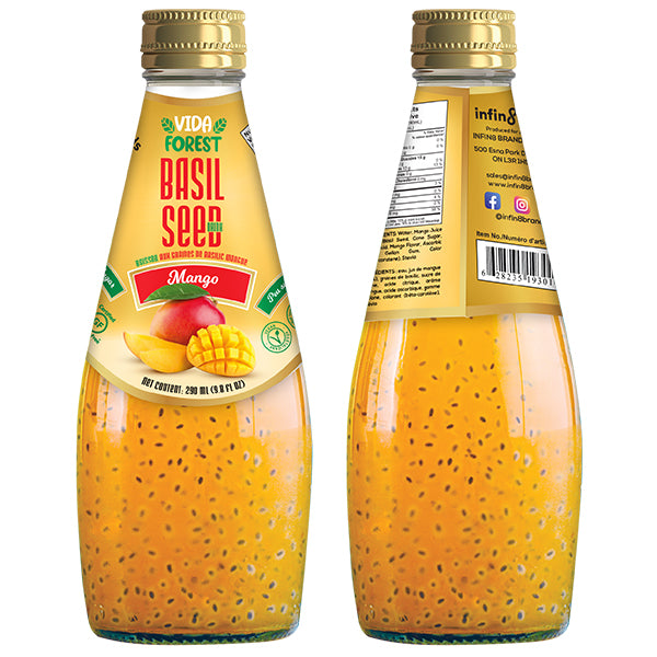 VIDA FOREST - BASIL SEED DRINK MANGO 24x290 ML