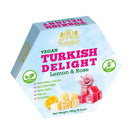 ROCHEFLEUR - VEGAN TURKISH DELIGHTS LEMON & ROSE 150GR