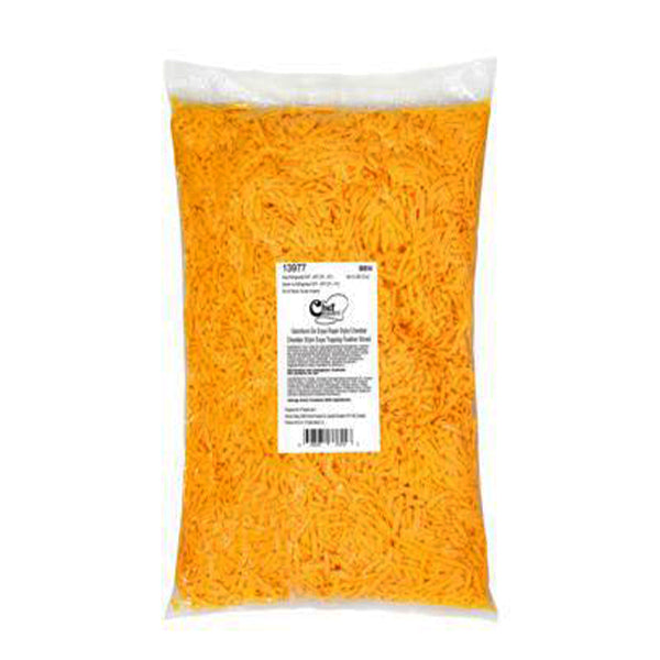 CHEF NUTRI - CHEDDAR SHREDDED TOPPING 2KG