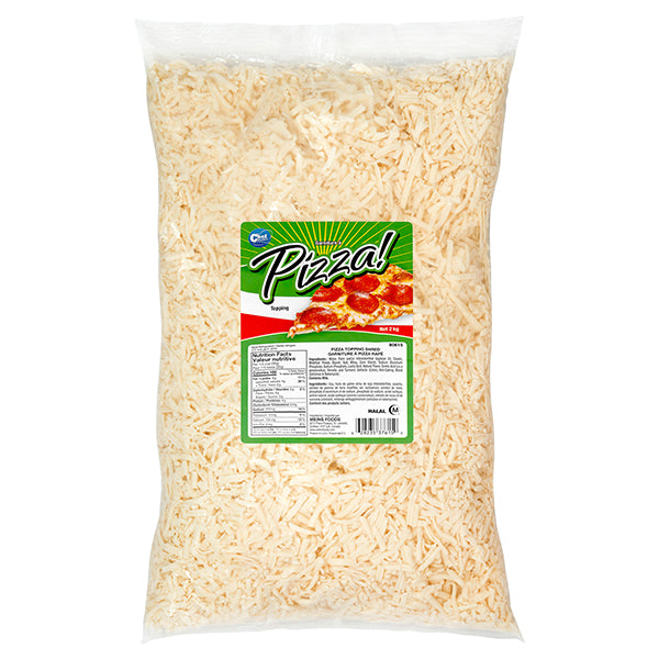 WEINS FOODS - PIZZA TOPPING FEATHER SHREDDED 2KG