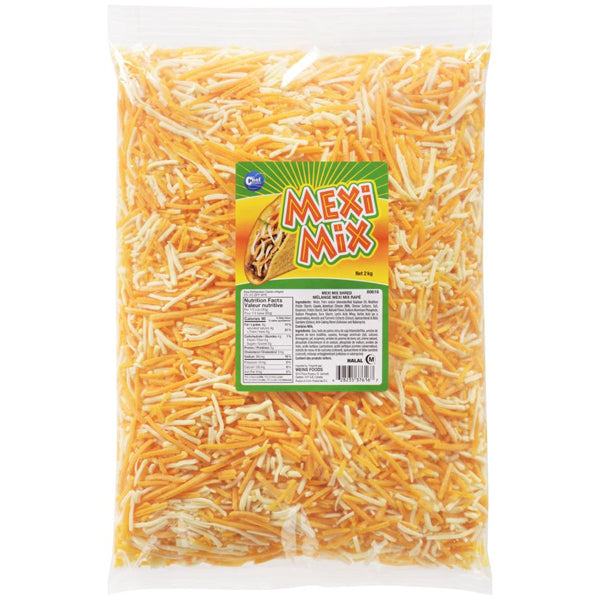 CHEF NUTRI - MEXI MIX SHREDDED TOPPING 2KG