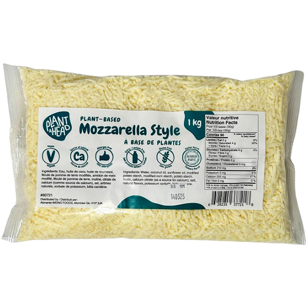 PLANT AHEAD - VEGAN MOZZARELLA SHREDDED 1KG