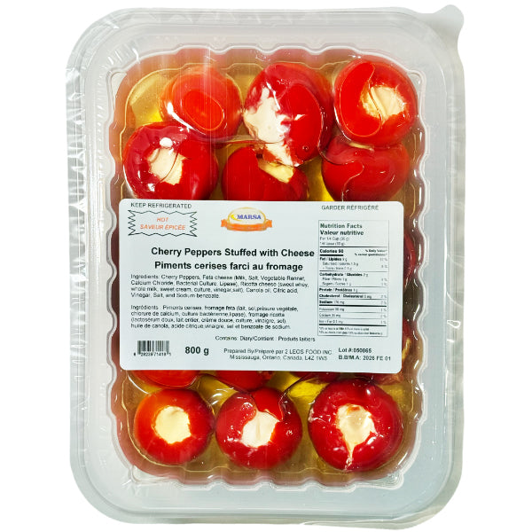 MARSA - STUFFED CHERRY PEPPERS WITH FETA 800GR