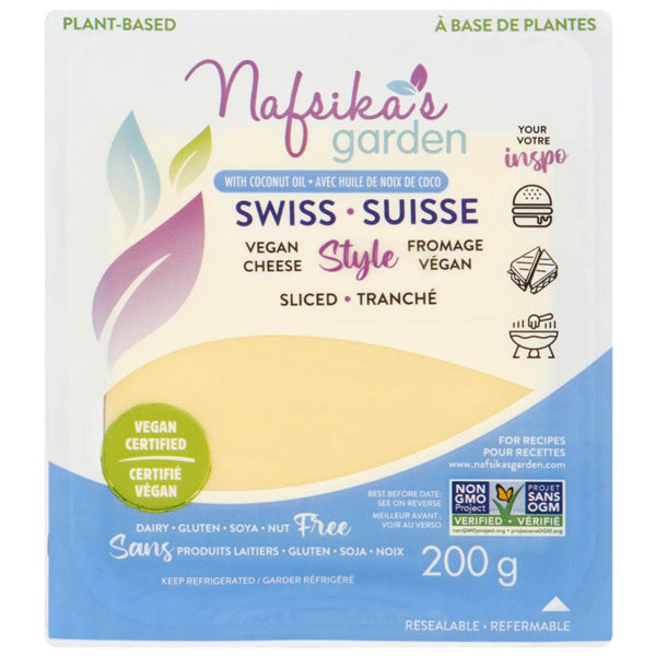 NAFSIKAS GARDEN - VEGAN SWISS STYLE SLICES 200GR