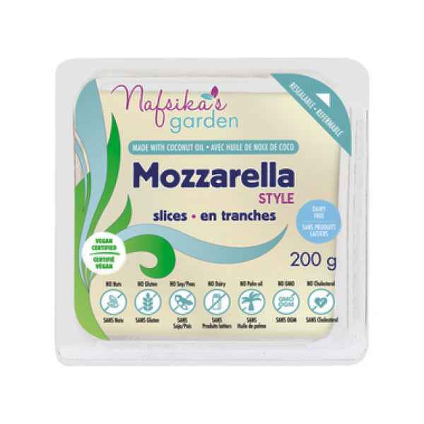 NAFSIKAS GARDEN - VEGAN MOZZARELLA STYLE BLOCK 200GR