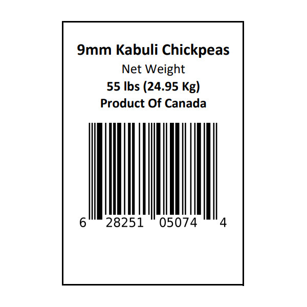 ESMA - KABULI CHICK PEAS 9MM 54LB