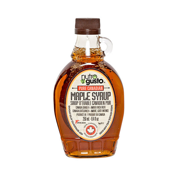 NUTRO GUSTO - ORGANIC PURE MAPLE SYRUP 250ML