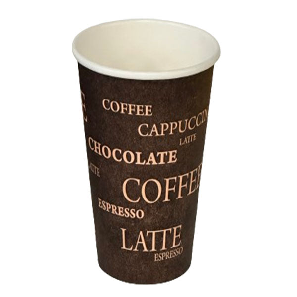 MAHER - COFFEE HOUSE HOT PRINT PAPER CUP 16oz 20x50PK
