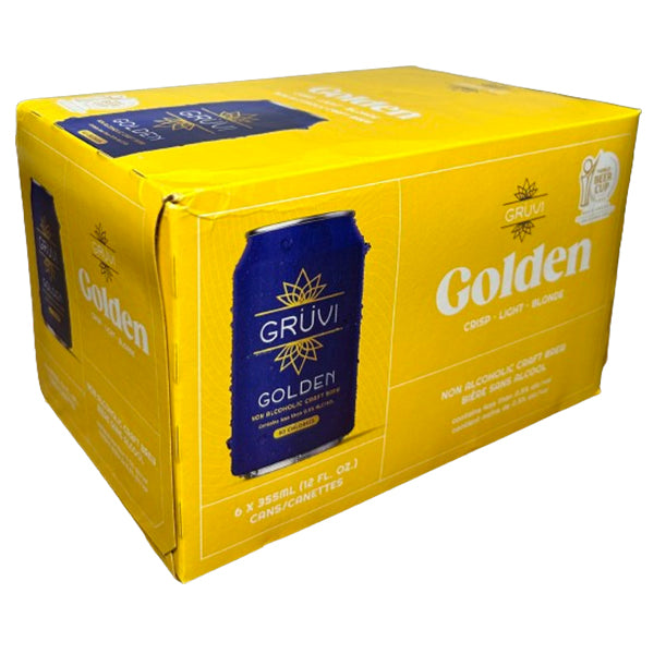 GRUVI - GOLDEN NON-ALCOHOLIC BREW 6x355 ML
