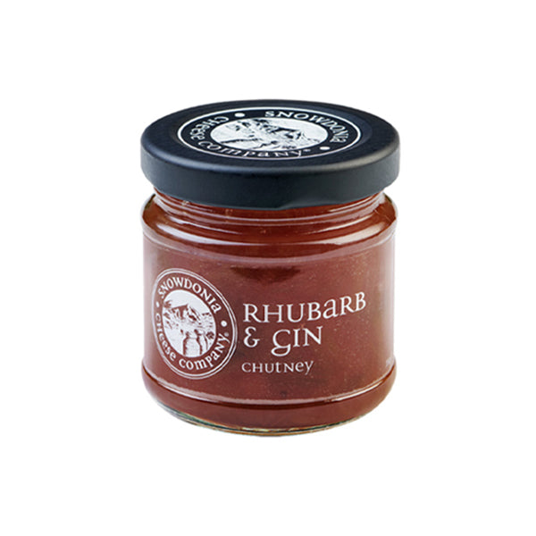 SNOWDONIA - RHUBARB AND GIN CHUTNEY 100GR