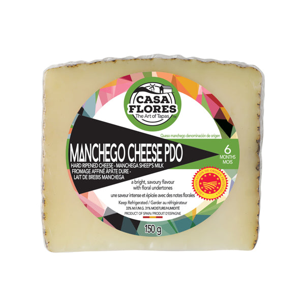 CASA FLORES - MANCHEGO CHEESE PDO 6 MOS. 150GR