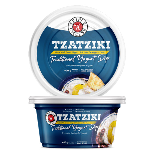 TRIPLE A - TZATZIKI TRADITIONAL YOGURT DIP 400GR