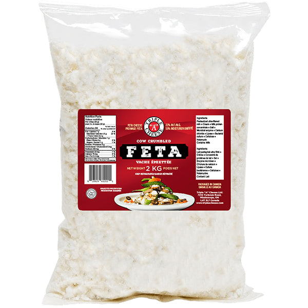 AAA - TRIPLE A FETA CRUMBLED BAG 5x2KG