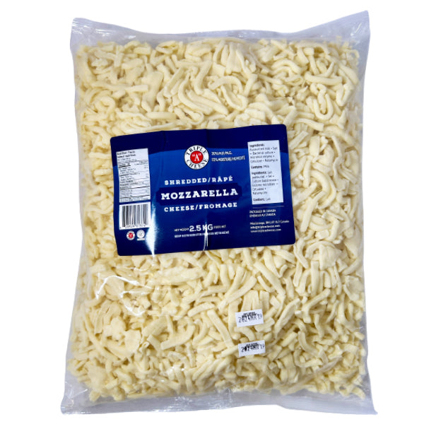 TRIPLE A CHEESE - SHREDDED MOZZARELLA 2.5KG