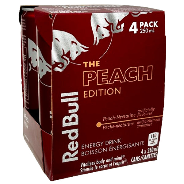 RED BULL - EDITION PEACH 4x250 ML