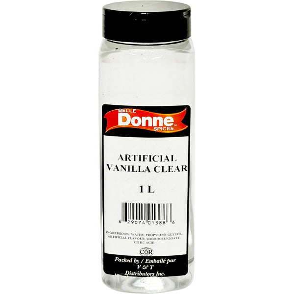 BELLE DONNE - ARTIFICIAL VANILLA EXTRACT CLEAR 1LT