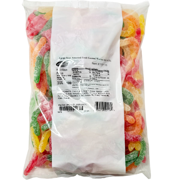 ALBANESE - SOUR WORMS 2.27KG