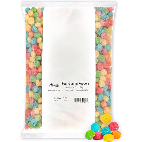 ALBANESE - SOUR GUMMI POPPERS 2.05KG