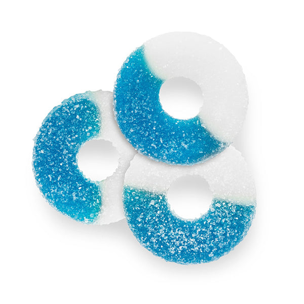 ALBANESE - BLUE RASPBERRY RINGS 2.5KG