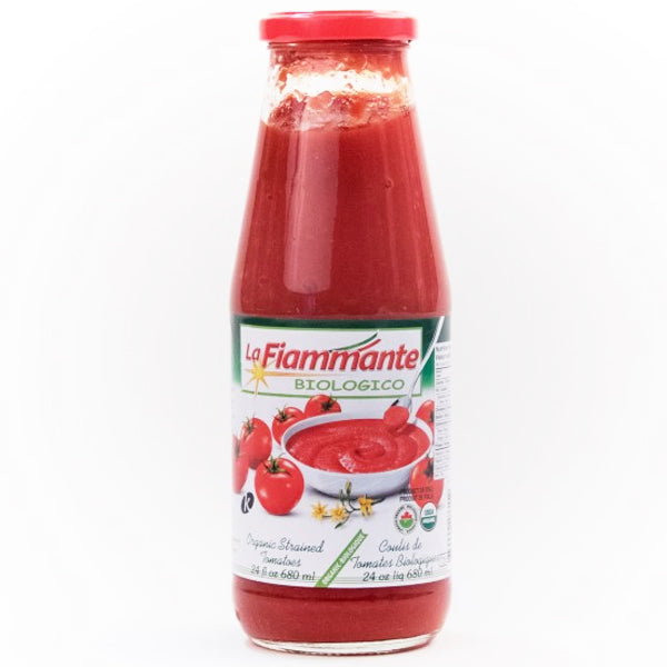 LA FIAMMANTE - ORGANIC STRAINED TOMATOES 680ML