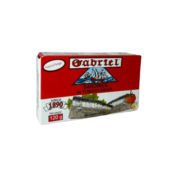 GABRIEL - SARDINES IN TOMATO SAUCE 120GR