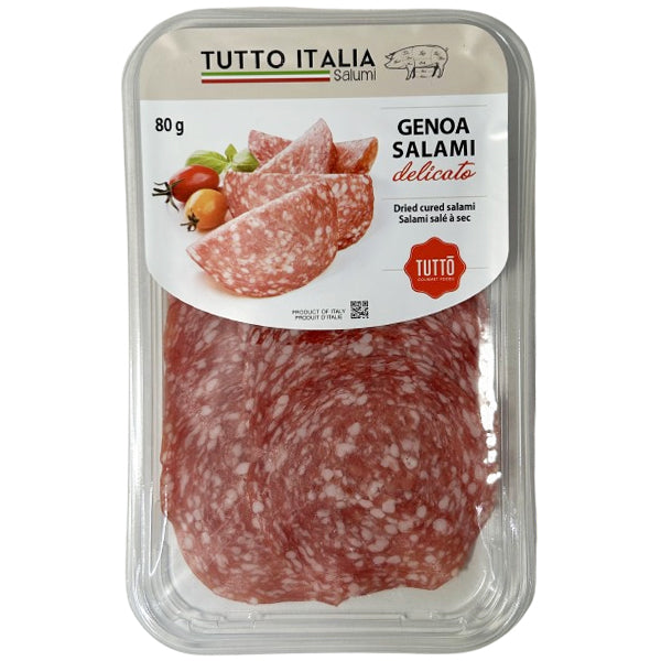 TUTTO ITALIA - SLICED GENOA SALAMI 80GR