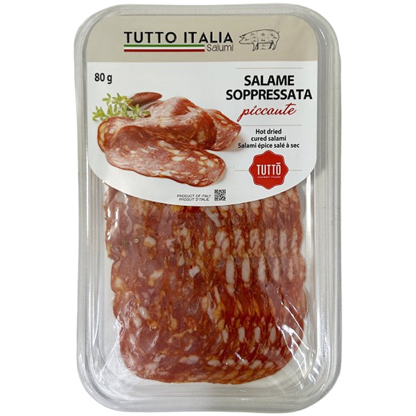 TUTTO ITALIA - SLICED SOPPRESSATA PICCANTE 80GR