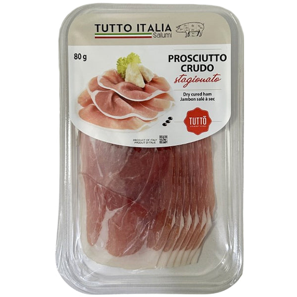 TUTTO ITALIA - SLICED PROSCIUTTO CRUDO 80GR