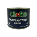 CHOICE BRANDS - CHUNK LIGHT TUNA IN WATER 1.88KG