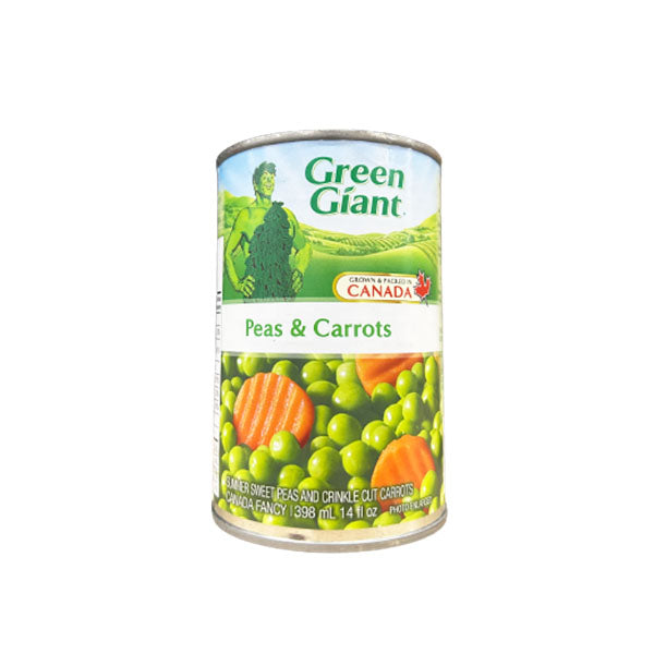 GREEN GIANT - PEAS AND CARROTS 398ML