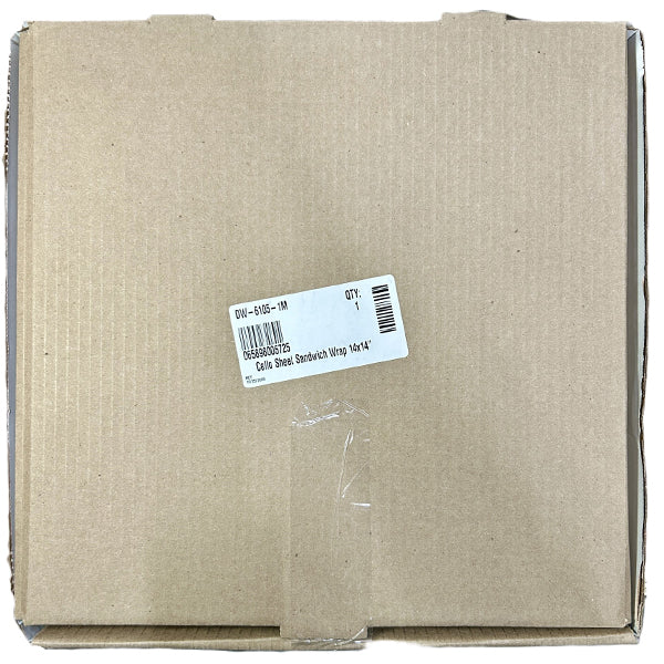 HEATED SEAL - CELLO SHEETS 14X14 1000EA