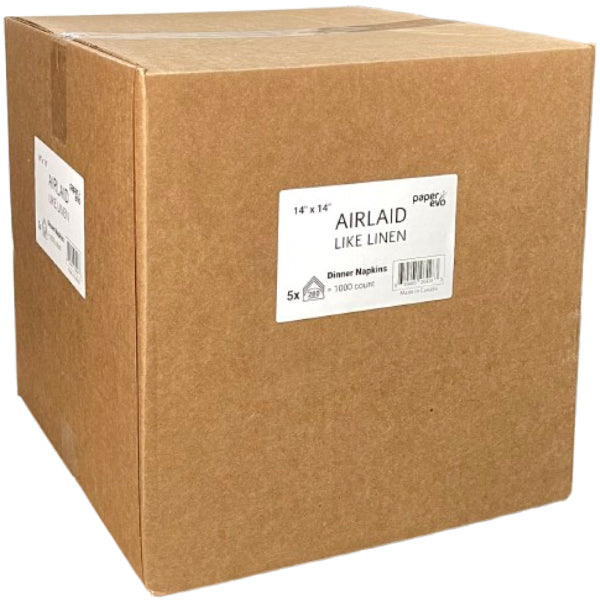PAPER EVO - AIRLAID LIKE DINNER NAPKINS 14x14 5x200 CT