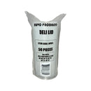 NUVO - ROUND DELI CONTAINER LID 50 PK