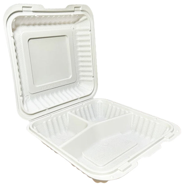 LR - 7" 3-COMPARTMENT HINGED CONTAINER 150CT