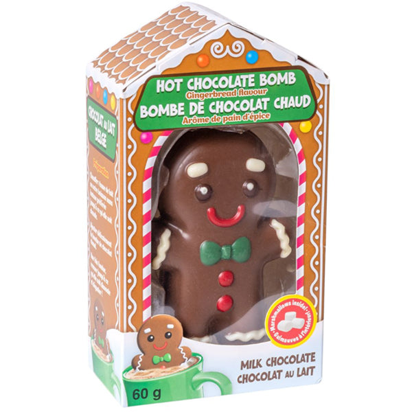 GINGERBREAD MAN - HOT CHOCOLATE BOMB 60GR