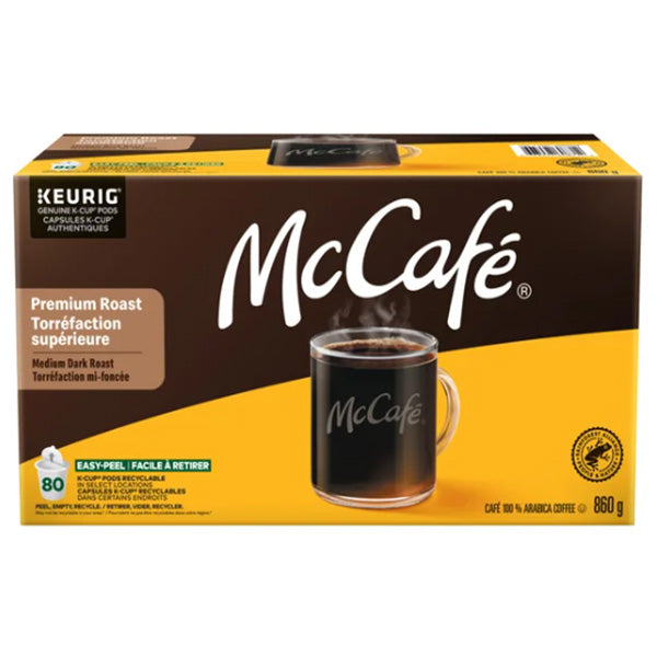 MC CAFE - PREMIUM ROAST MEDIUM COFFEE K-CUP PODS 80EA