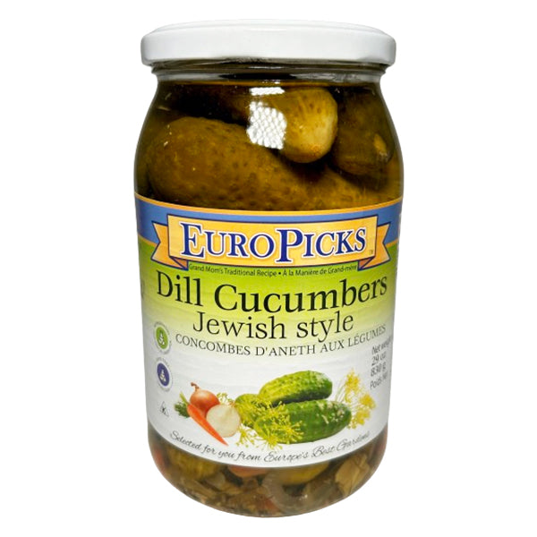 EUROPICKS - JEWISH STYLE DILL PICKLES 830 GR