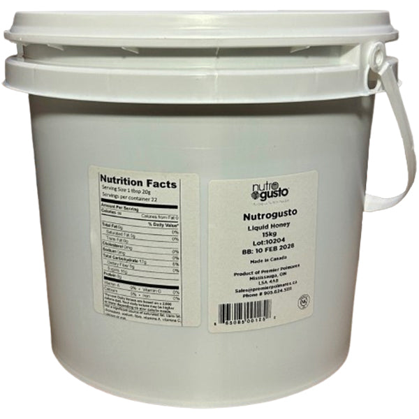 NUTROGUSTO - PURE & NATURAL LIQUID HONEY 15KG