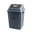 M2 - SQUARE GARBAGE CAN 25LT W LID 1EA