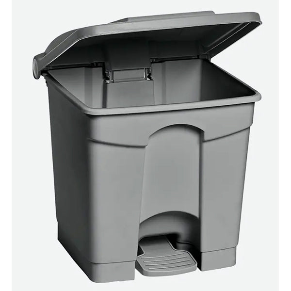 M2 PROFESSIONAL - 30L/8 GAL STEP ON GARBAGE CAN GREY EA