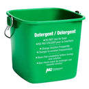 M2 PROFESSIONAL - 6QT GREEN CLEANING PAIL- DETERGENT EA