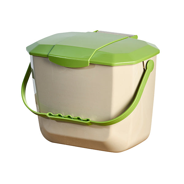 M2 - KITCHEN FOOD WASTE CONTAINER BEIGE/GREEN EA