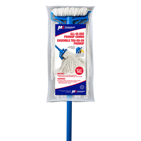 SYNRAY - PROMOP COMBO 24OZ MOP METAL HANDLE 60" EA