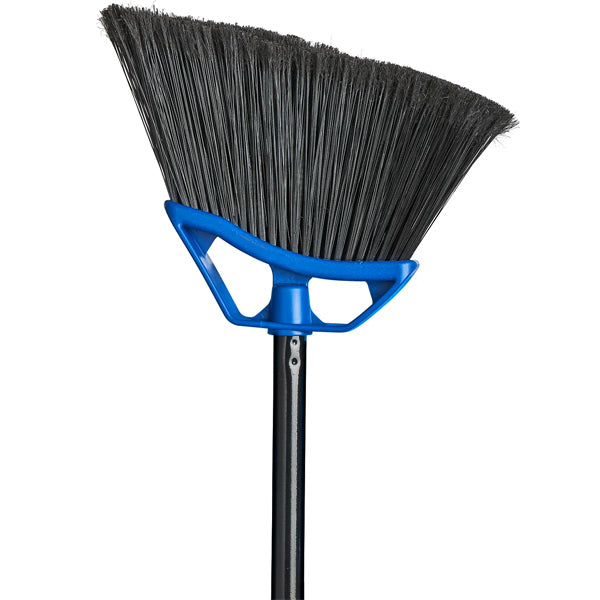 SATURN - 10" MARS ANGLE BROOM BLU/BLACK WITH 48" HANDLE EA