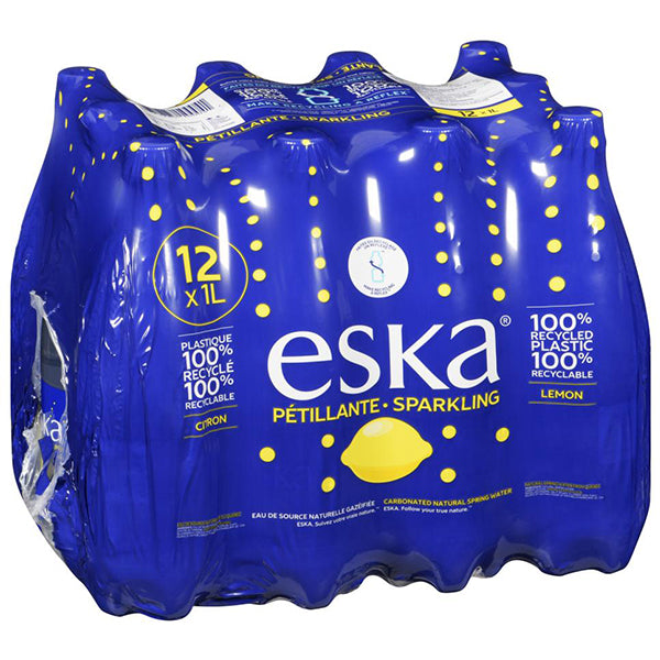 ESKA - SPARKLING LEMON WATER 12x1 LT