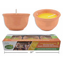 ANNIE GARDEN - 3PK CITRONELLA TERACOTTA CANDLE POT 3IN