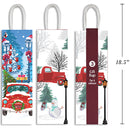 SANTA STUDIO -  XMAS GLOSSY BOTTLE GIFT BAG 3 PK
