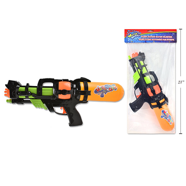 LINK - 16.5IN PUMP ACTION WATER GUN W/REMOVEABLE TANK EA